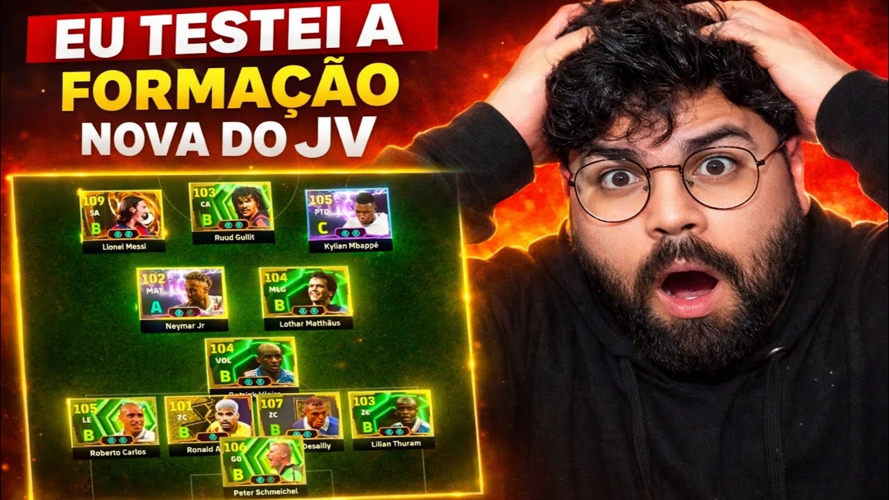 JV Pro FALOU QUE ESSA É A MELHOR FORMAÇÃO DELE no eFootball 2026 💥 EU Testei 