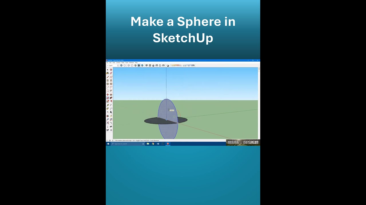 How to Make a Sphere in SketchUp 