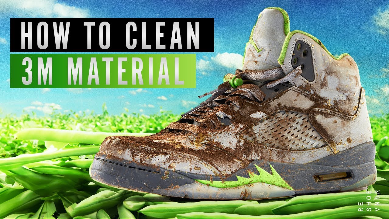 How to Clean Air Jordan 5 Green Bean