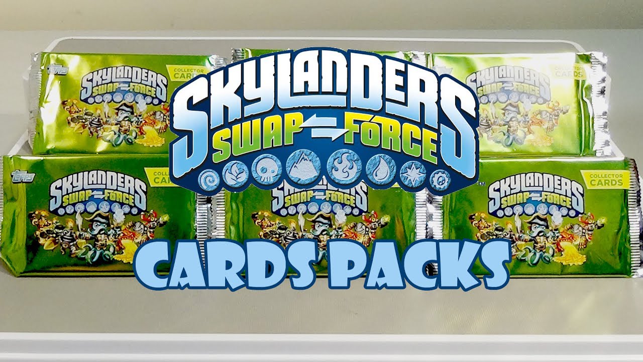 Skylanders Swap Force Collector Cards Pack Opening | Birdew Reviews