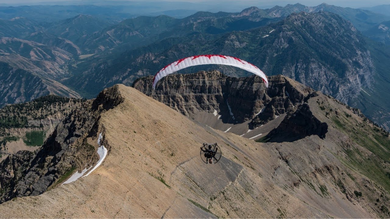 Paramotor Lone Peak Utah!! Powered Paraglider World Champion And SUPERKIDS Show How It's Done!!