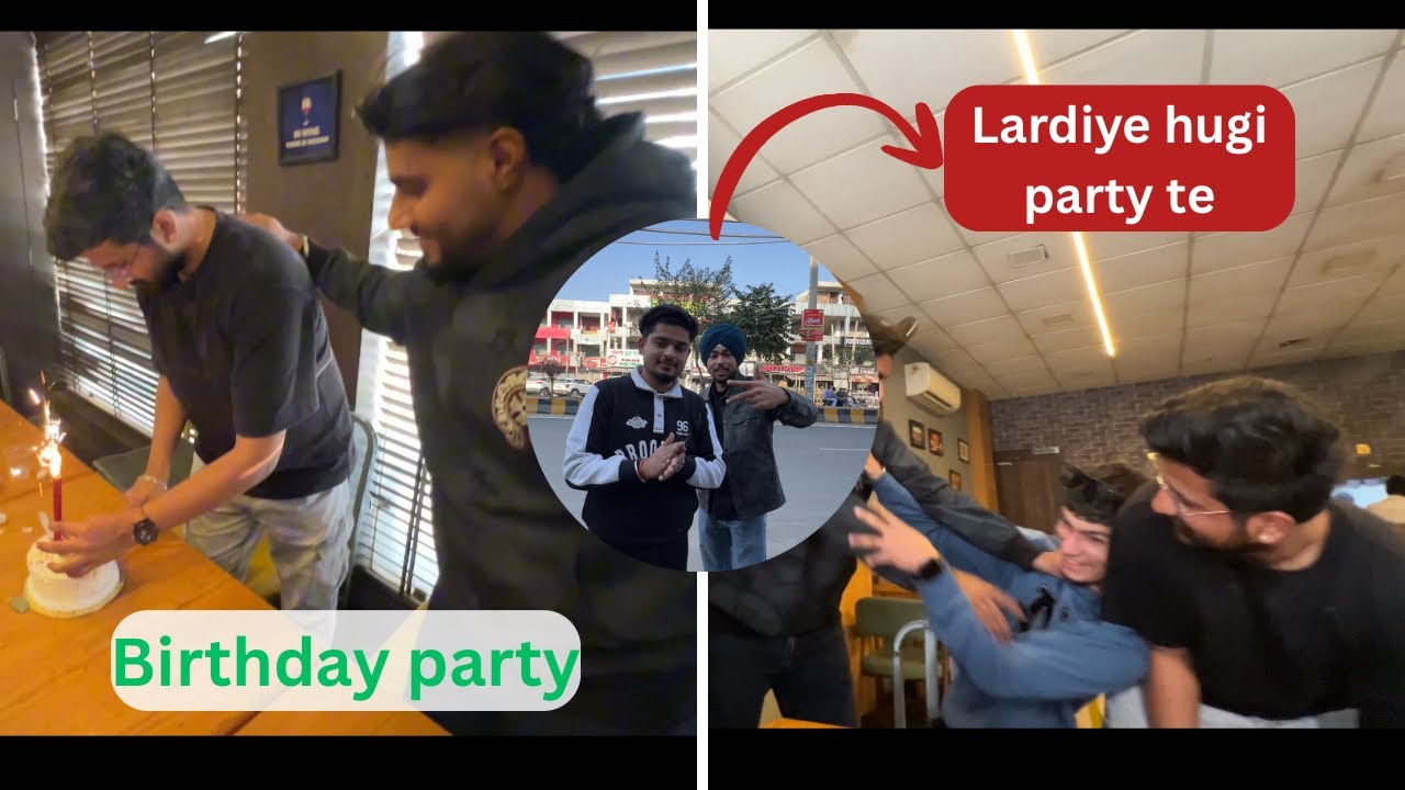Birthday party part 2😂 || daily vlog 4 || famous restaurant in jalandhar ||