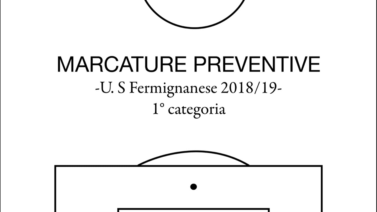 PRINCIPI TATTICI: MARCATURE PREVENTIVE #2