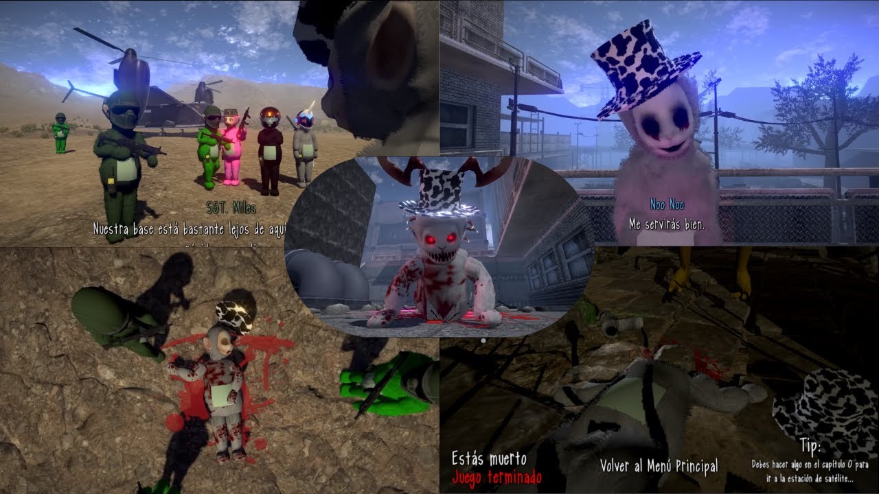 Slendytubbies 3 Campaign ( Re - Worked ) - Extras - All Endings - All Death