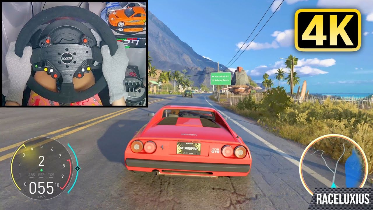Ferrari 308 GTS | The Crew Motorfest Steering Wheel + Shifter + Pedal Camera Free Roam Gameplay
