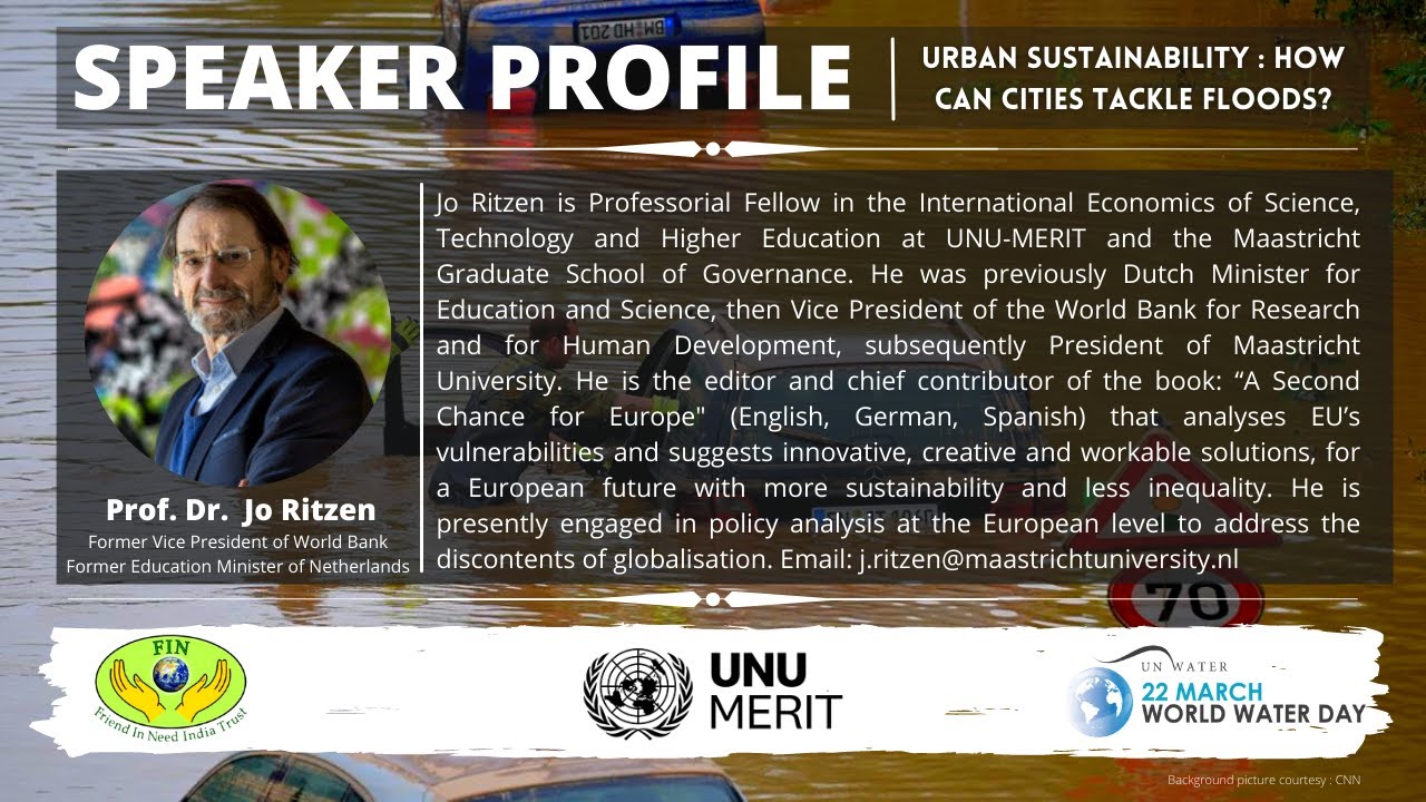 Prof. Dr. Jo Ritzen, UNU-MERIT, Former Vice President of World Bank || WWD 2023
