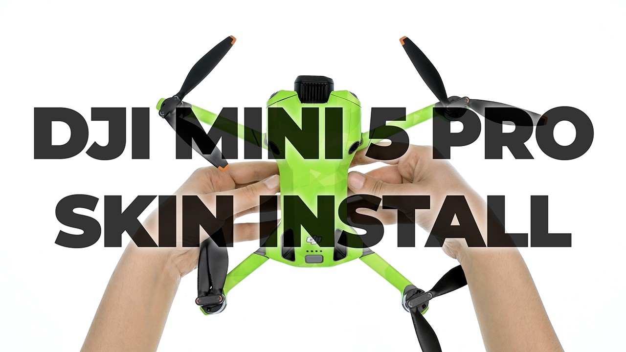 DJI Mini 5 Pro Skin Install | Full Wrap Tutorial