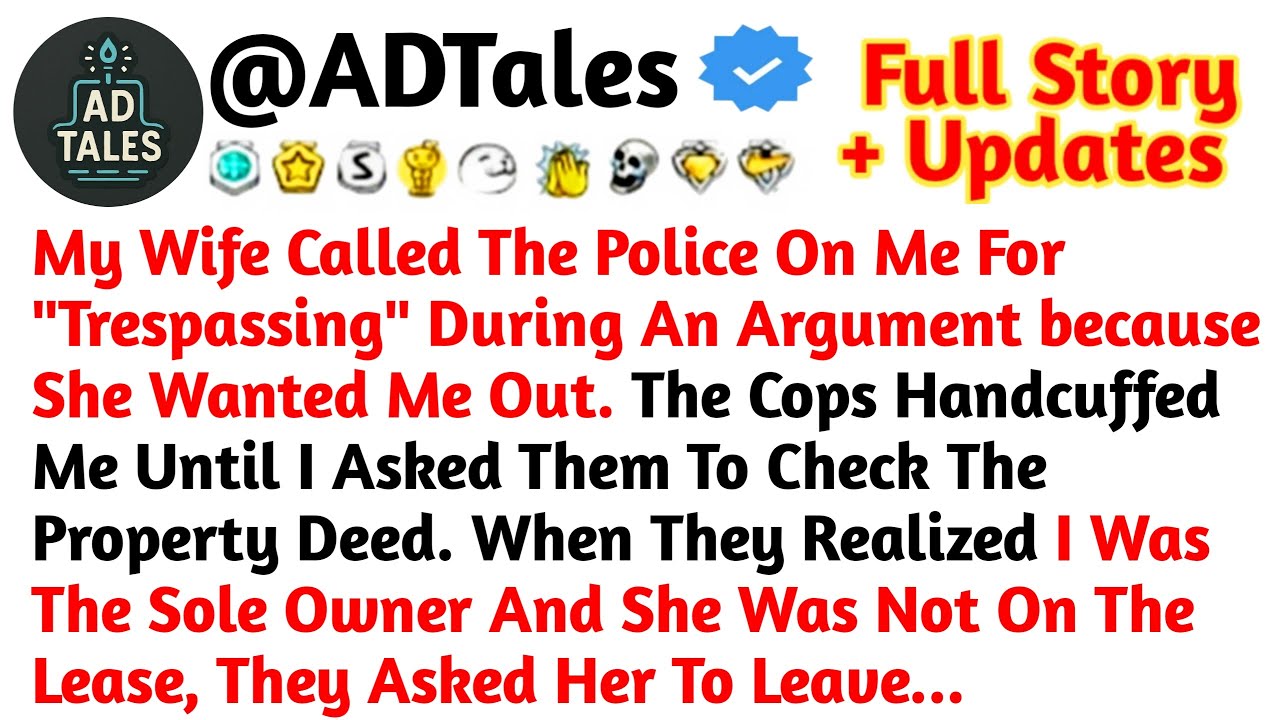My Wife Called The Police On Me For 