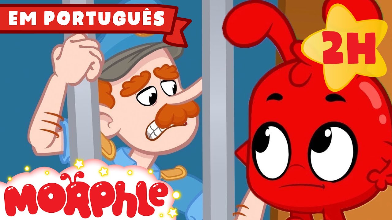 Peter Freeze na prisão | 2 HORAS de Morphle em Português | Desenhos Animados para Crianças