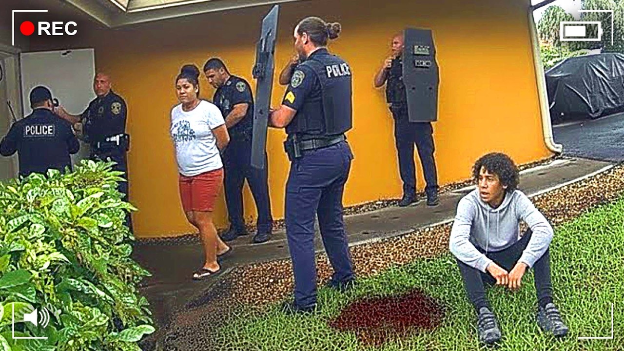 Moments After Finding Their Mother Killed Their Father