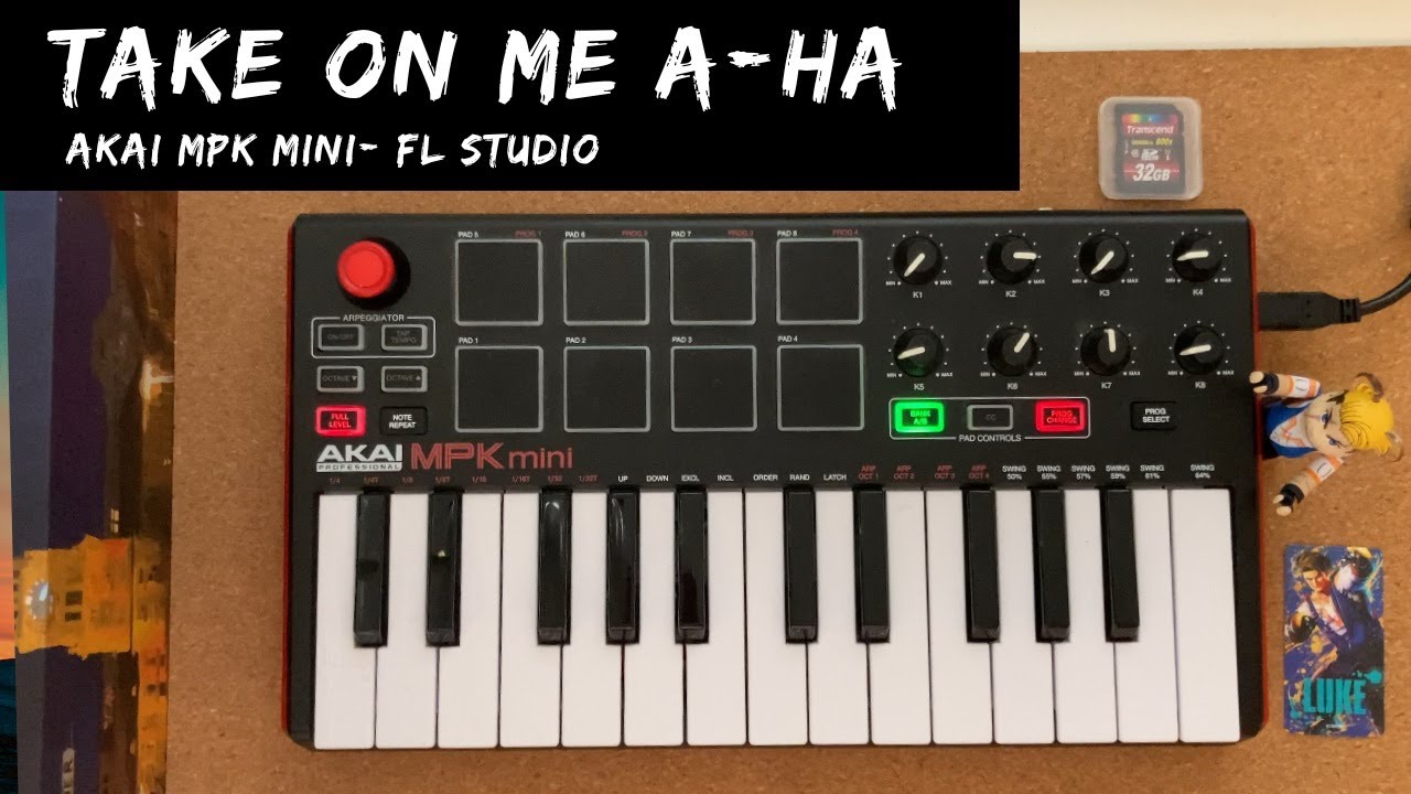 Take on me a-ha Loop (Cover) Akai MPK mini FL Studio