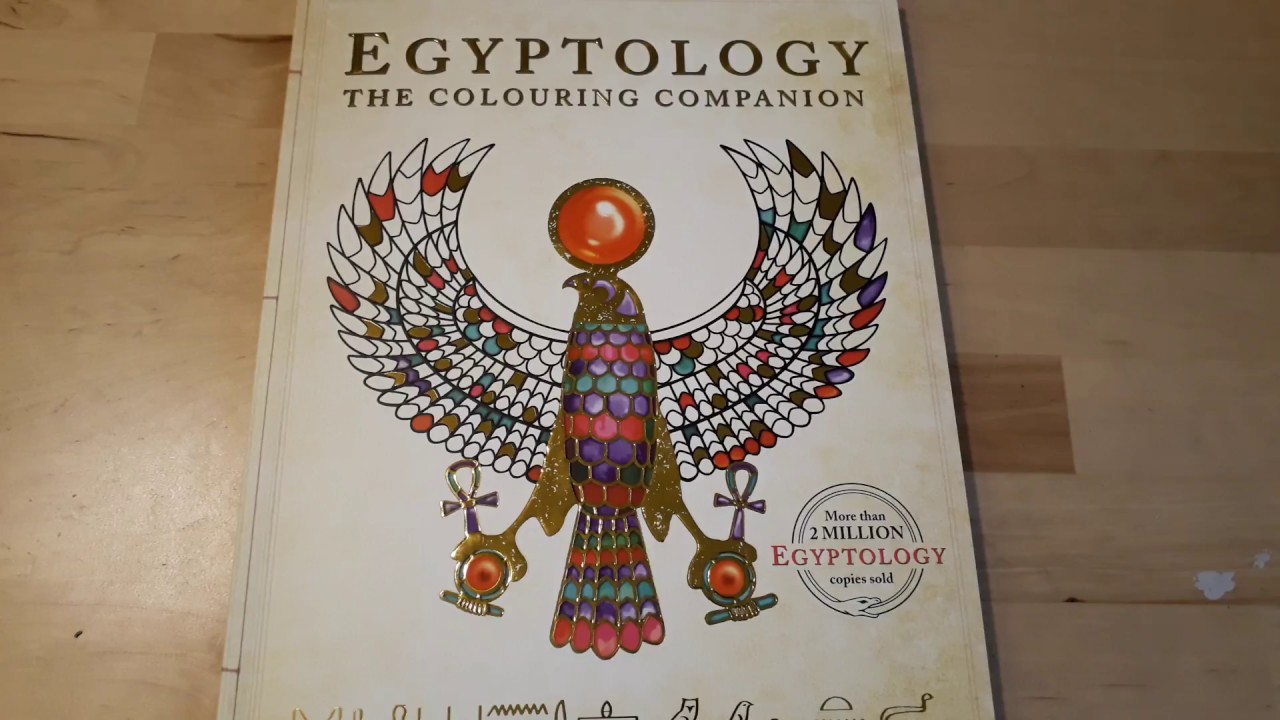 Egyptology The Colouring Companion ~ Coloring Book Review