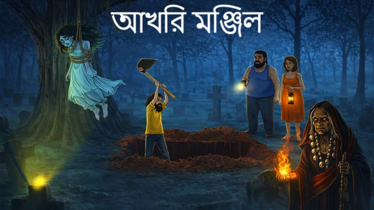 আখরি মঞ্জিল | Bengali Horror Cartoon | Bhuter Cartoon | Vuter Cartoon | Bhuter Golpo