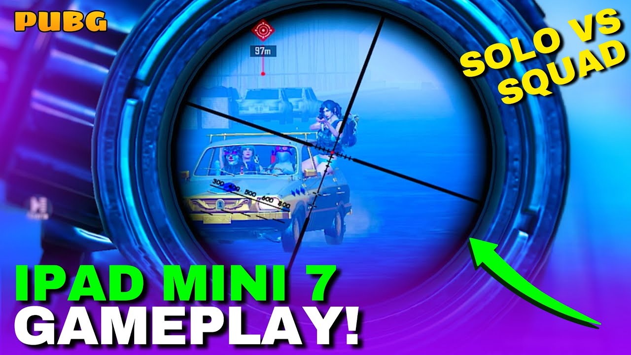 İPAD MİNİ 7 GAMEPLAY & SOLO VS SQUAD | PUBG MOBILE