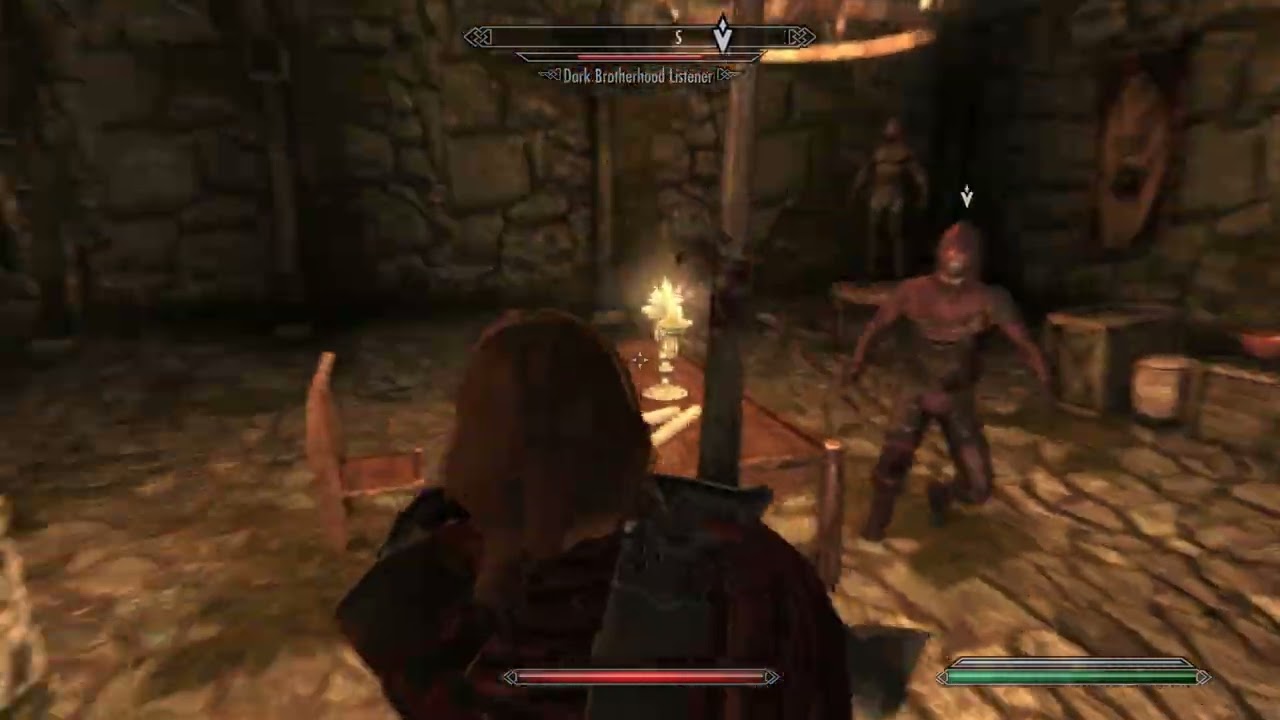 We kill the Listener of the Dark brotherhood    #skyrimspecialedition #skyrimanniversaryedition