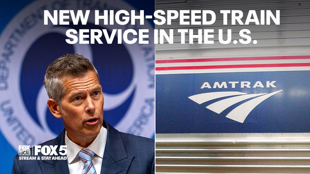 LIVE: Amtrak launches new premium high-speed train service, NextGen Alpha