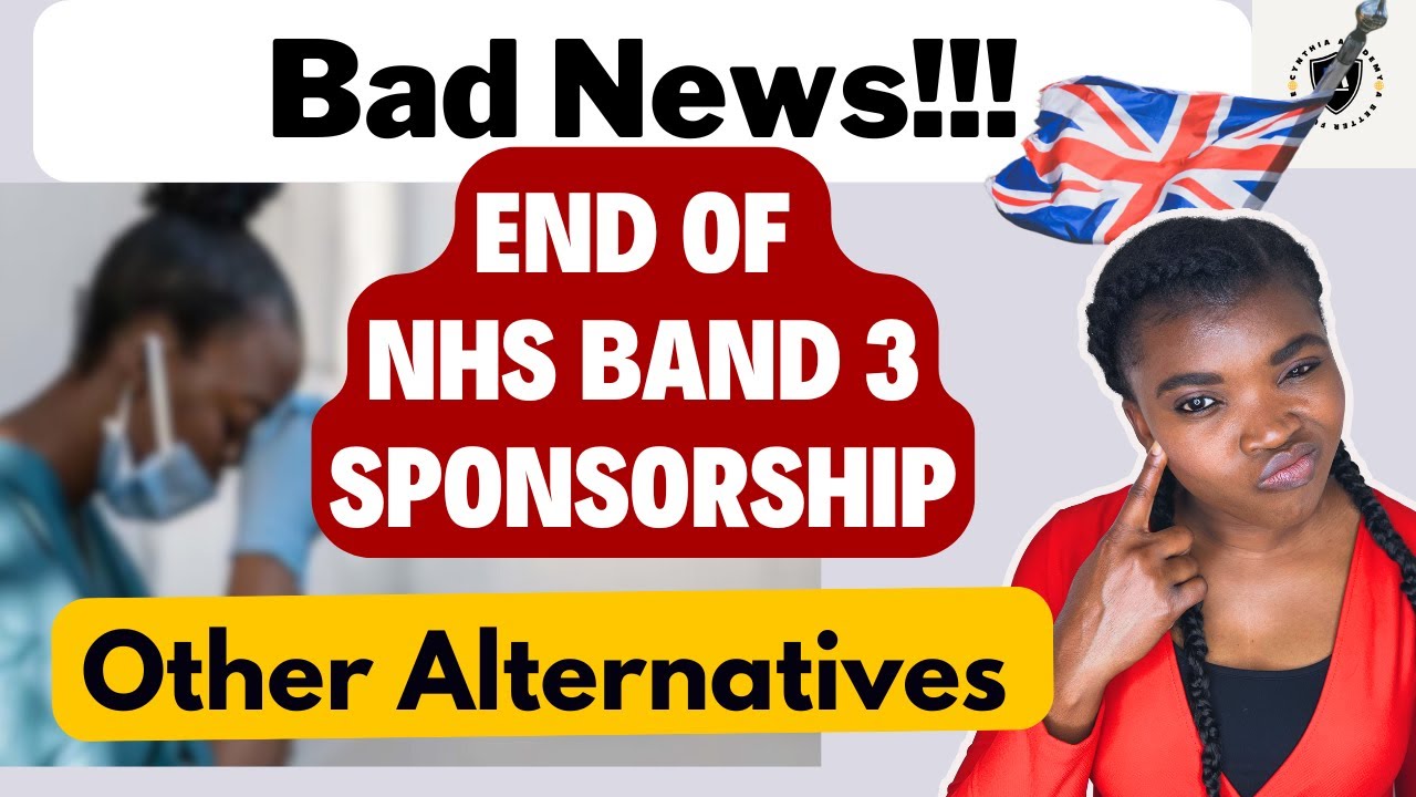 Breaking News! An email from the NHS about Healthcare Assistant band 3 sponsorship. Way forward