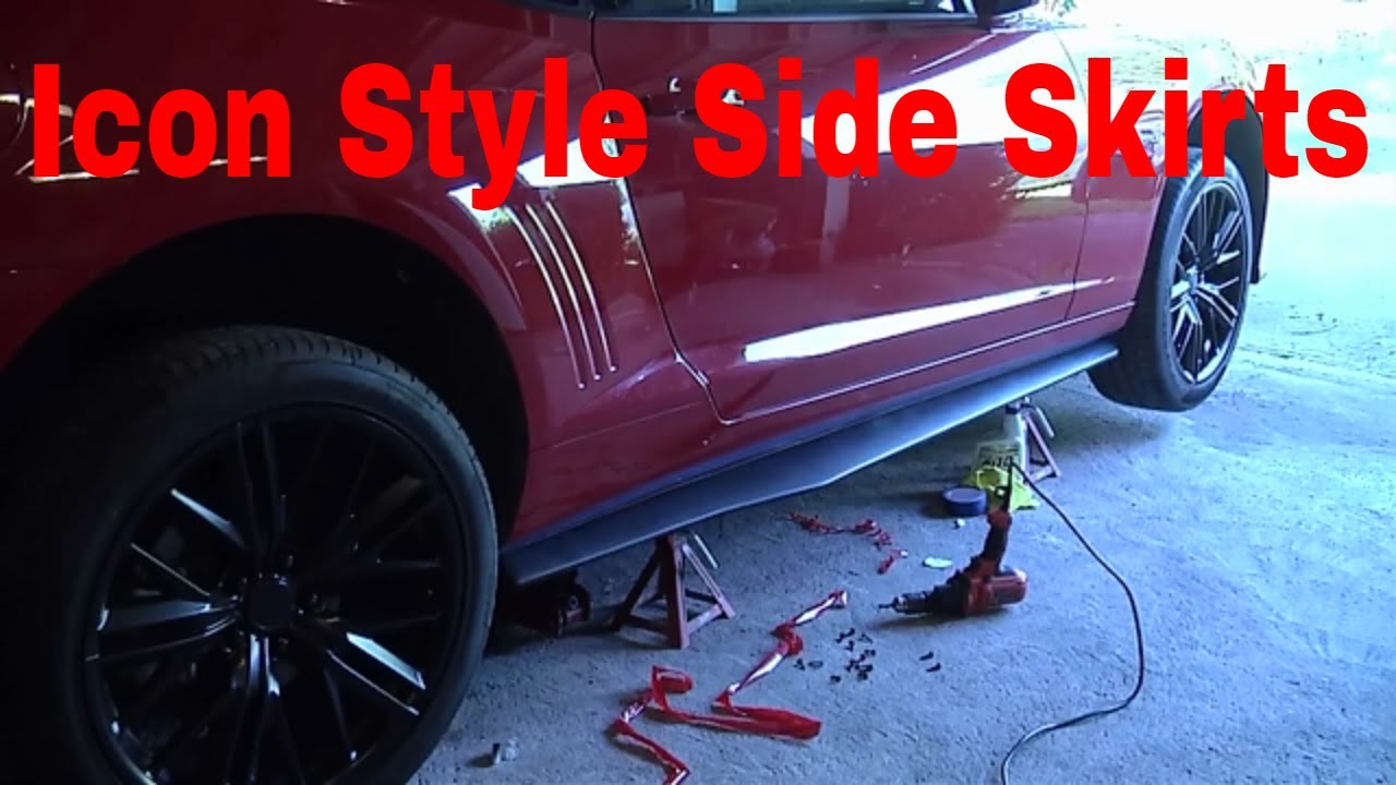 How to Install Chevy Camaro Icon Style side skirts Body Kit