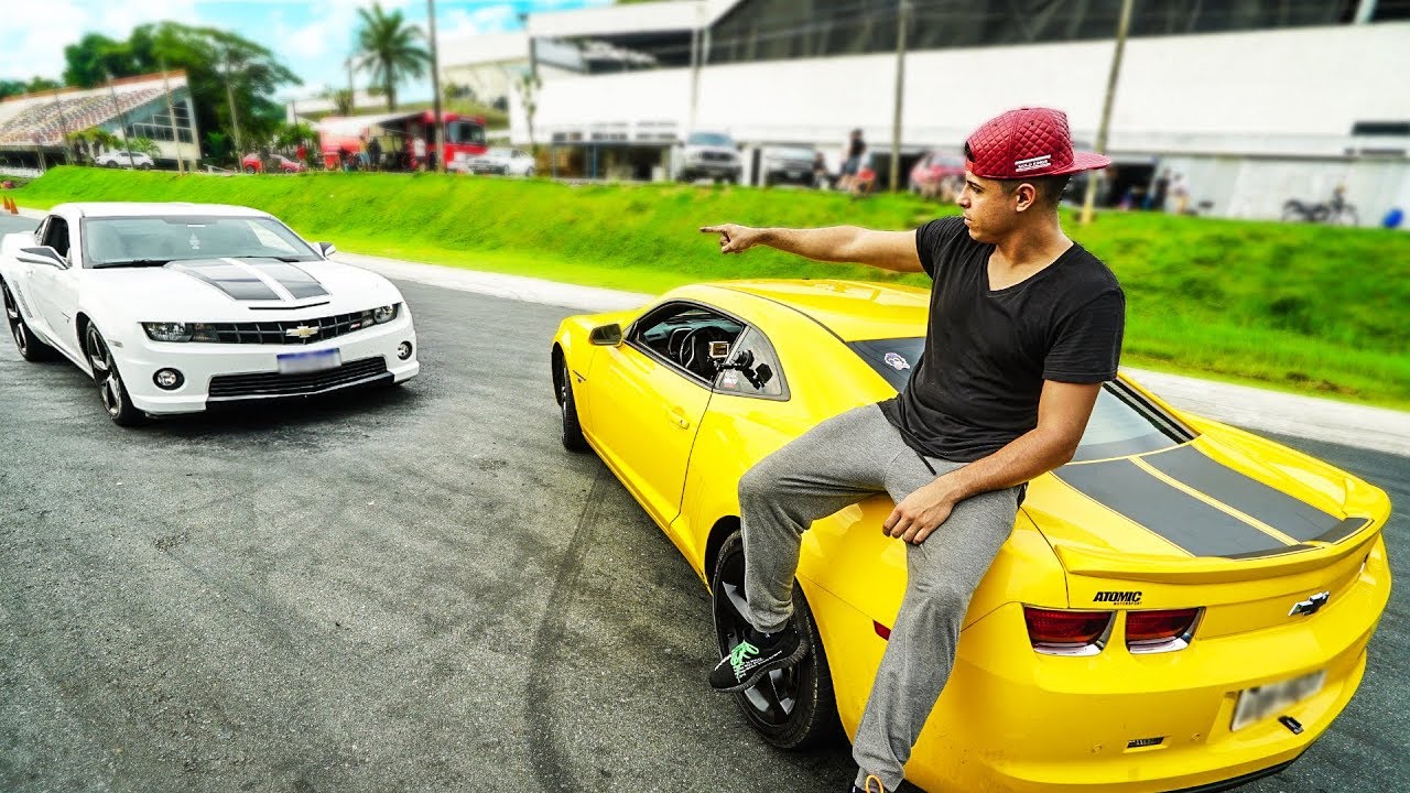 DESAFIEI O CAMARO DO MEU AMIGO CONTRA O MEU !