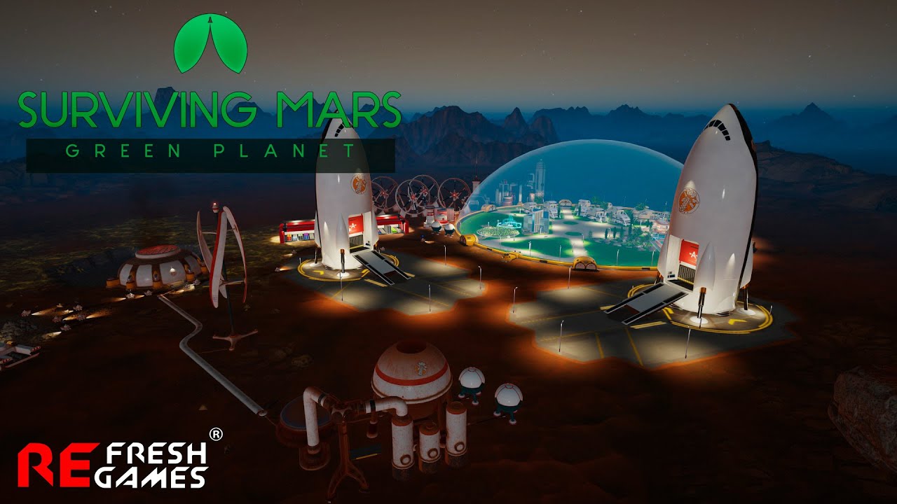 #1 Алкоголики на Марсе - Surviving Mars: Green Planet DLC