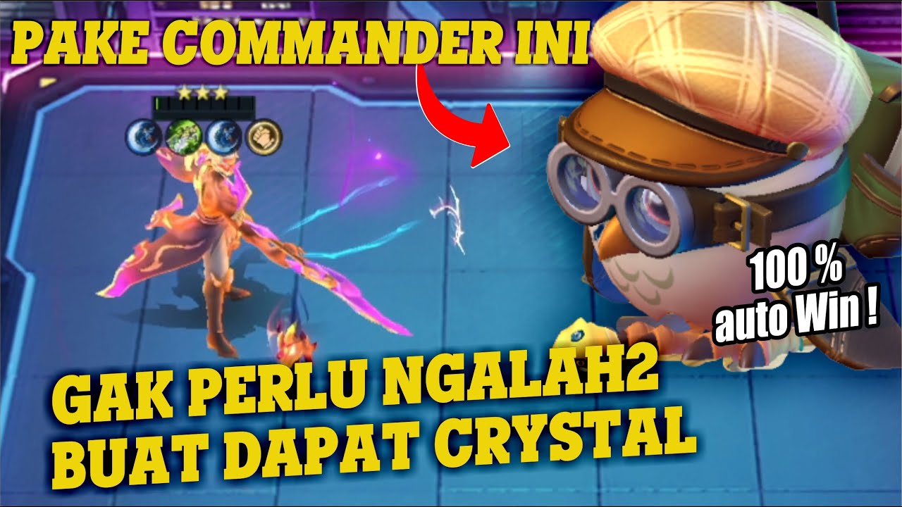 PENTING !! PUNYA BIJI CRYSTAL DI META SEKARANG PAKE AJA COMMANDER EGGIE PASTI EASY WIN !!