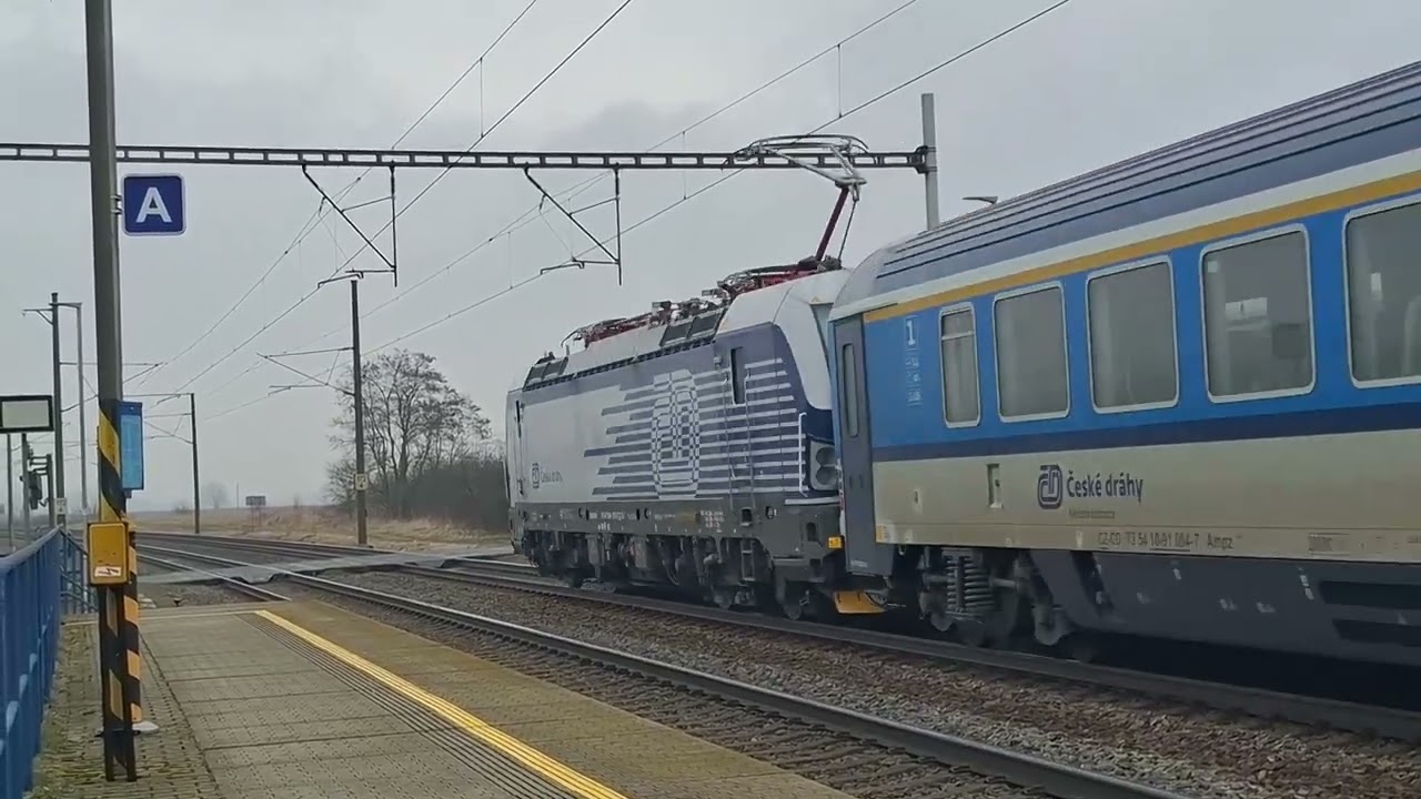 Sobotní průjezdy vlaků přes Břest📽️🚊14.2.2026