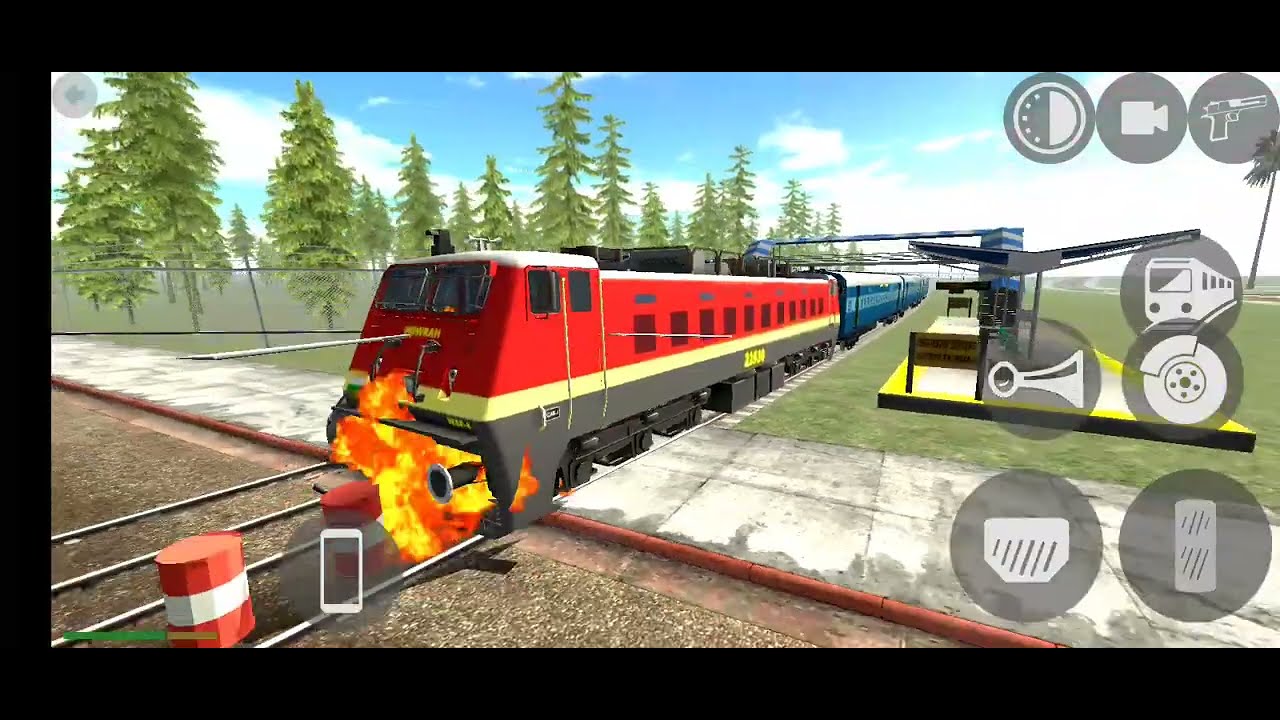 Playing with helicopter indian biker 3d game 