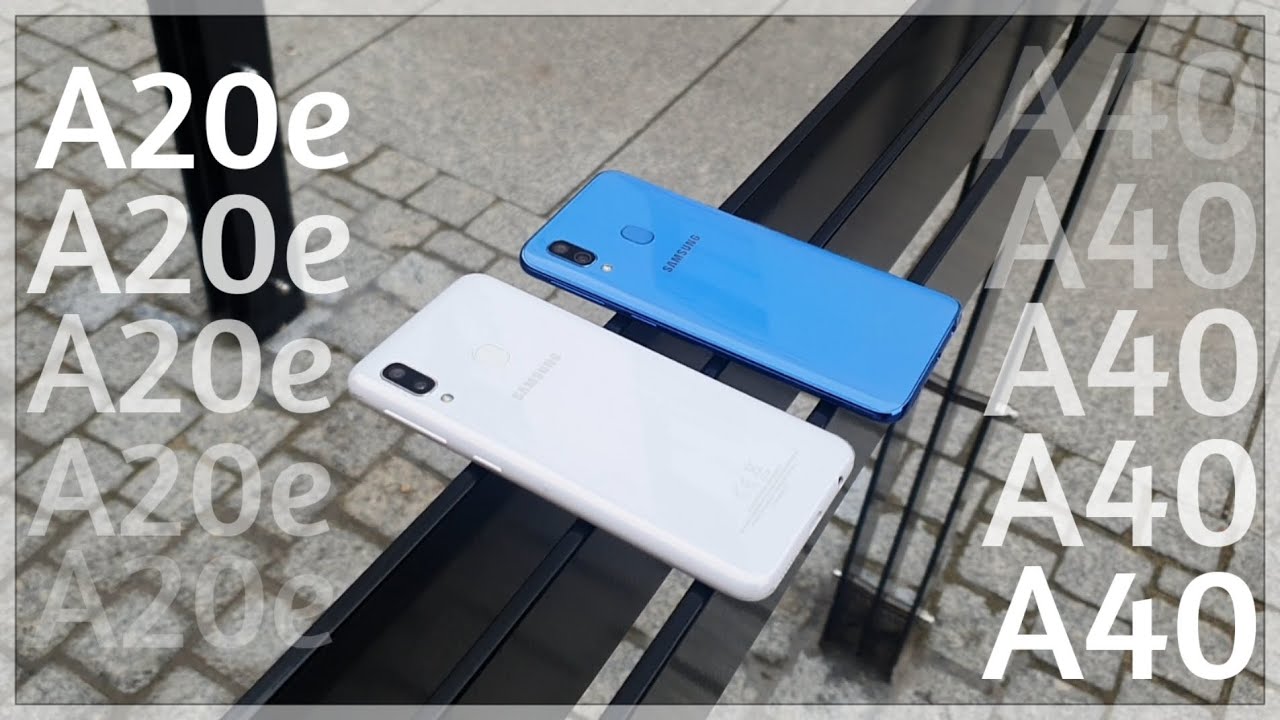 Galaxy A20e i Galaxy A40 - Rozpakowywanie i por&oacute;wnanie dw&oacute;ch tanich modeli Samsunga