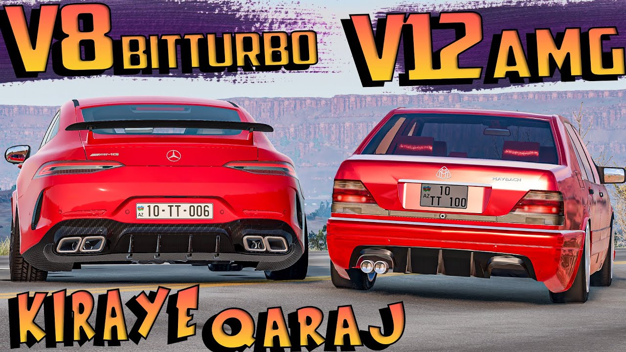 Kirayə Qaraj 7 Leş ŞESSOT vs Brabus v8 İlə Kapışma  | Maşın Oyunları | BeamNG.Driver #malikbedelov