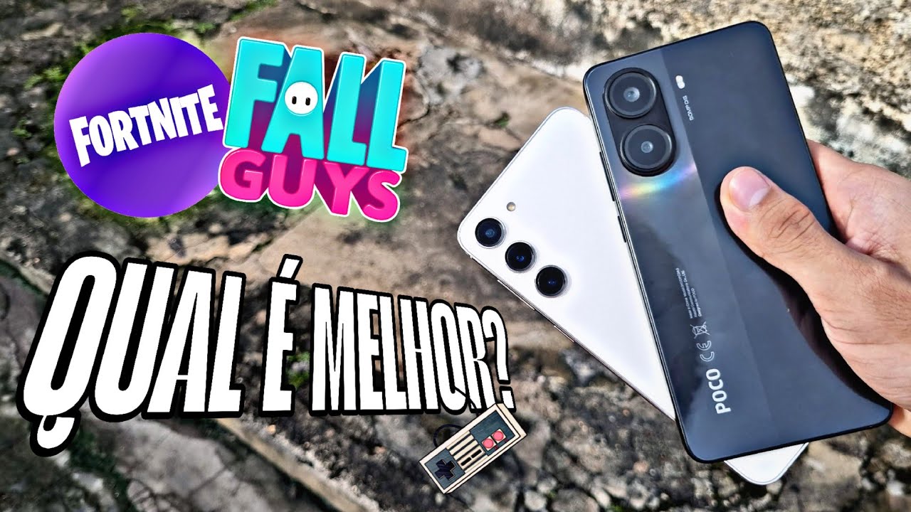POCO X7 PRO VS GALAXY S23 PLUS | TESTE DE JOGOS🎮 FORTNITE & FALL GUYS