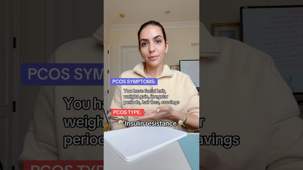 PCOS symptoms and the #pcos type you might have!