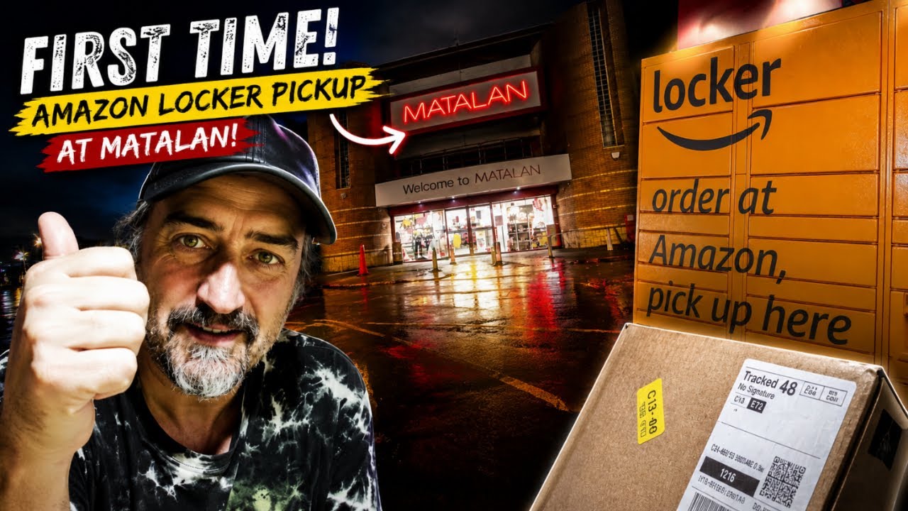 Amazon locker for the first time! How easy was It? #vanlife