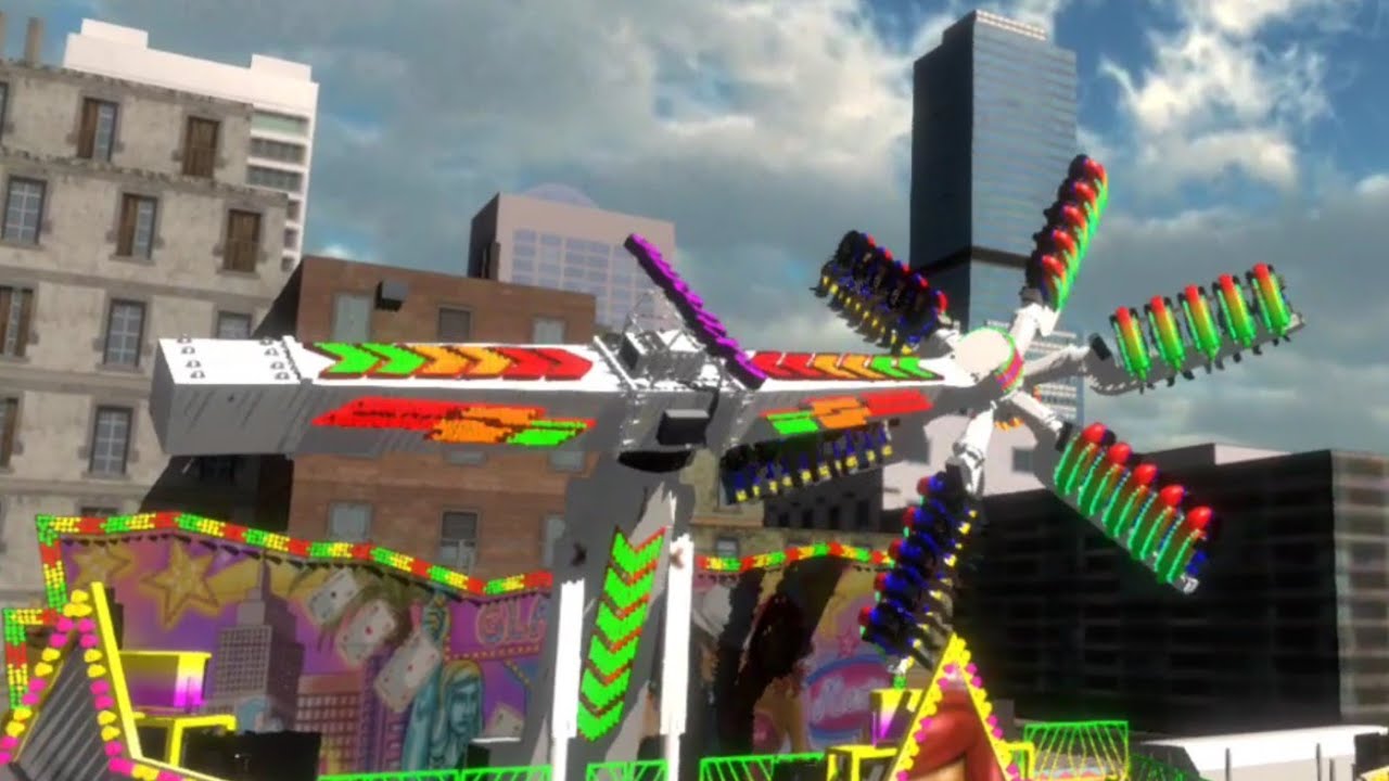 Funfair Ride Simulator 4 eXtreme (Glider) offride FRS4