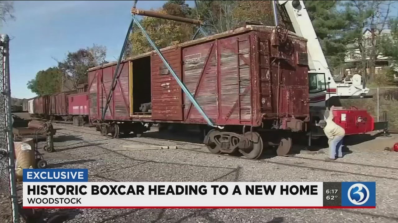 Video: After years of restoration, Woodstock boxcar gets ready to head to forever home