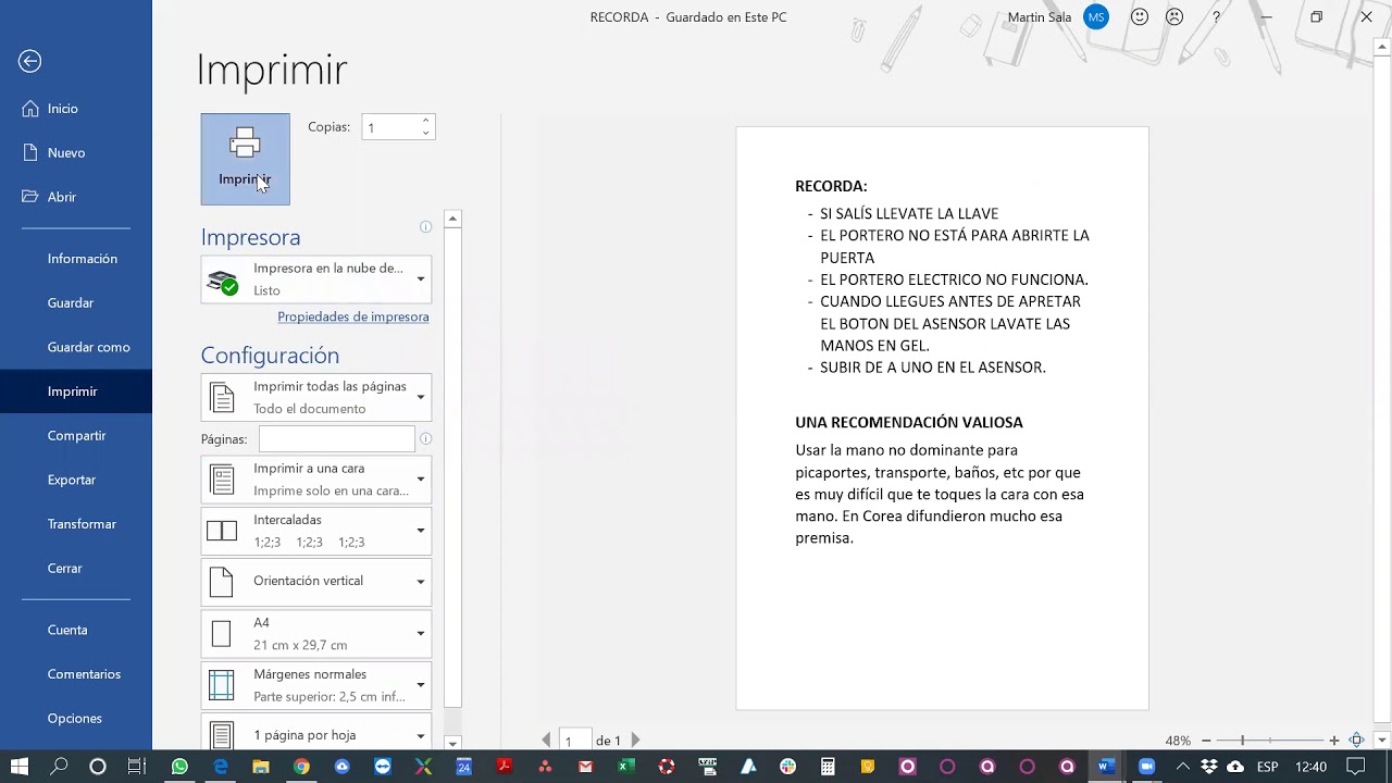 Como imprimir de forma remota con Cloud Print