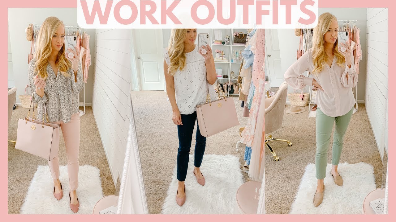 WHAT I WORE TO WORK THIS WEEK | CASUAL WORK OUTFIT IDEAS 2019 | Amanda John