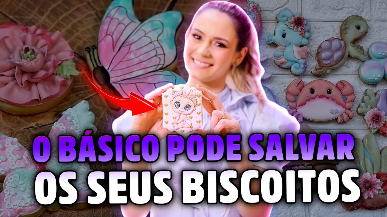 As técnicas básicas por trás do biscoito decorado de uma cookier 3K