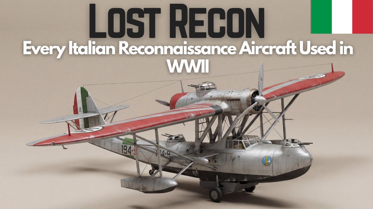 Every Italian Reconnaissance Aircraft Used in WWII