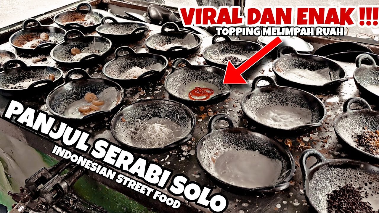 VIRAL DAN ENAK !!! PANJUL SERABI SOLO DI BATAM | INDONESIAN STREET FOOD