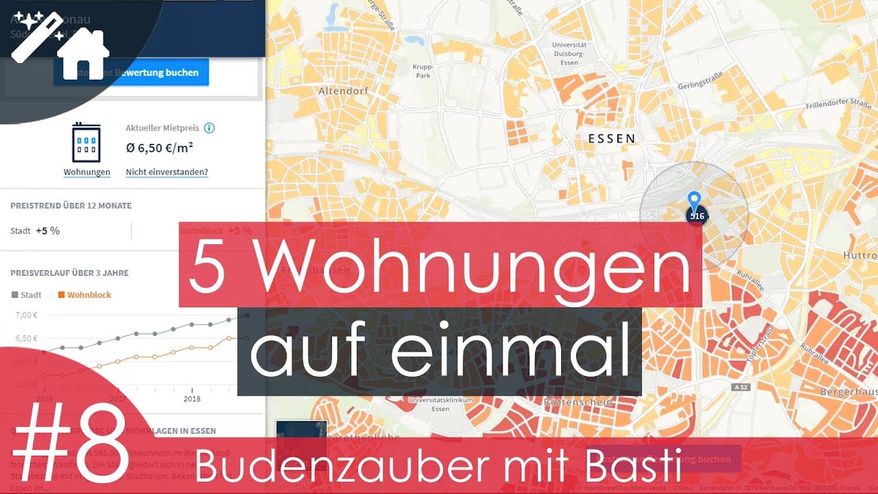 F&uuml;nf Immobilien gleichzeitig unter Marktwert kaufen [Folge 8: Budenzauber mit Basti]