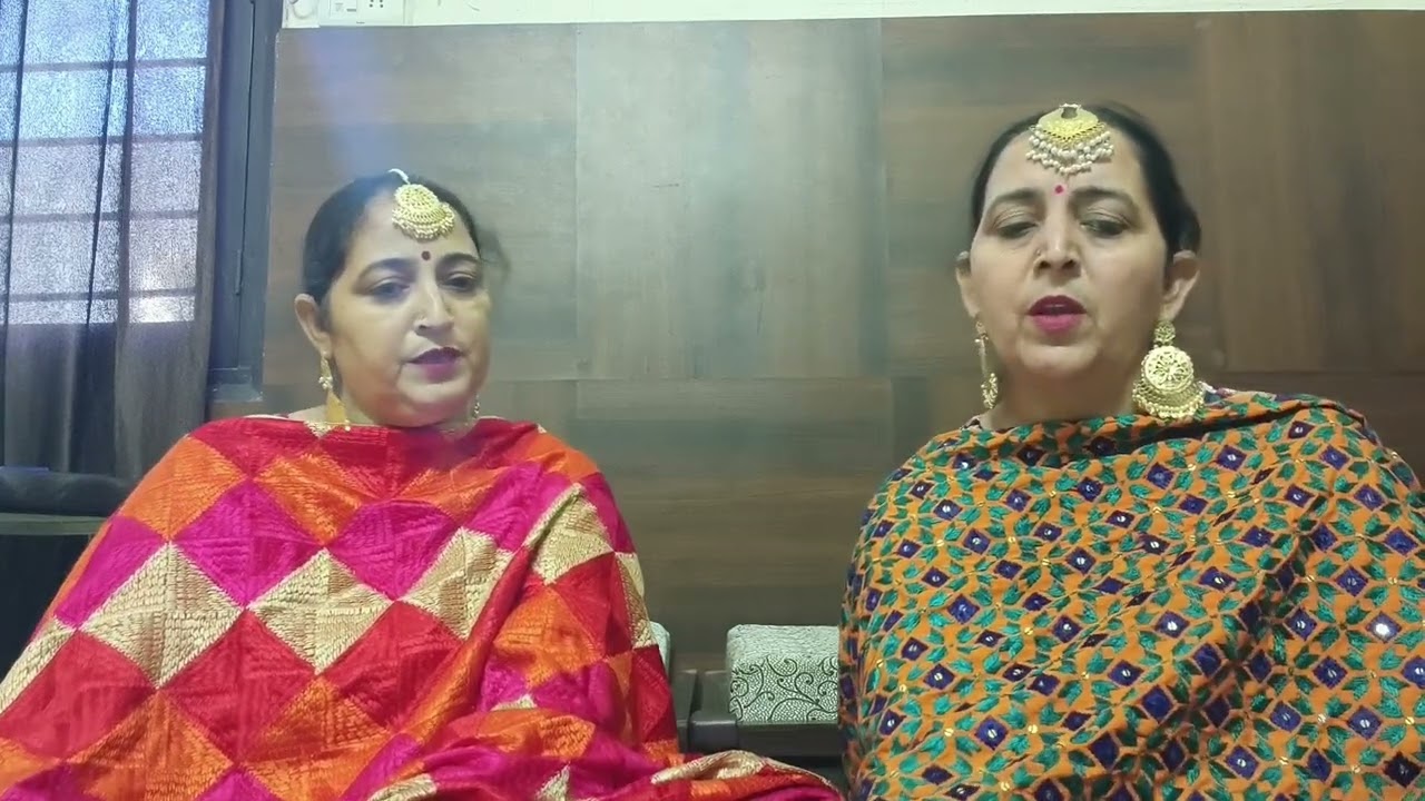 ਲੋਕ ਗੀਤ, ਨੌ ਫੁਲਕਾਰੀਆਂ#sabhiachaar #punjabicultural #sadapunjabivirsa #punjabitraditional #lokgeet #