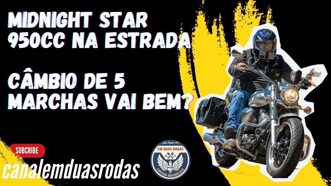 MIDNIGHT STAR 950CC NA ESTRADA, VAI BEM? COMO É O CONSUMO? CÂMBIO DE 5 MARCHAS É BOM?