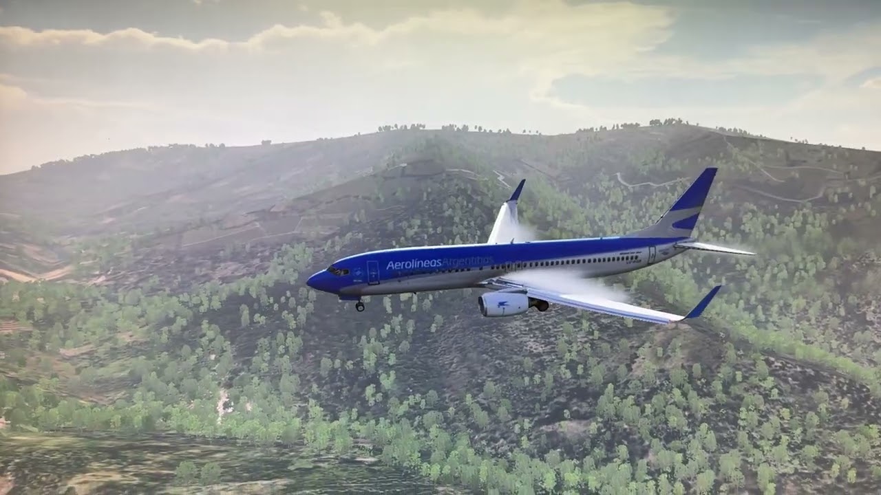 Landing 02 Pasto, Colombia XPlane 12 - visual approach 