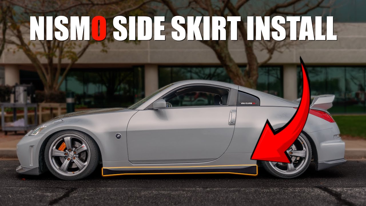 How To Install OEM 350z Nismo V3 Side Skirts