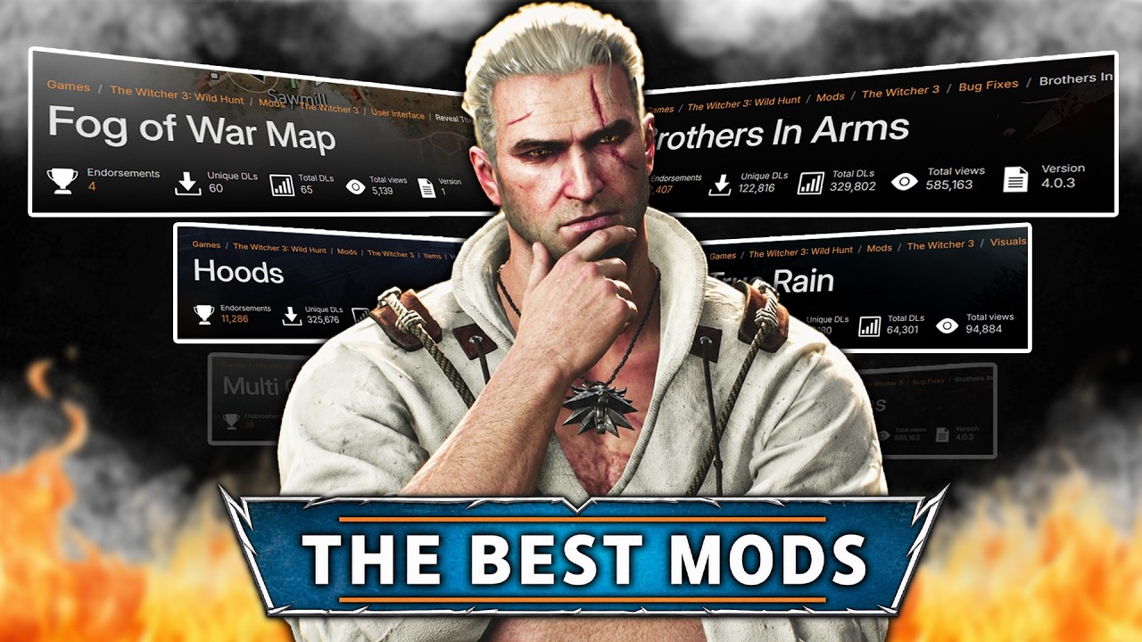 Лучшие моды для The Witcher 3 Remastered