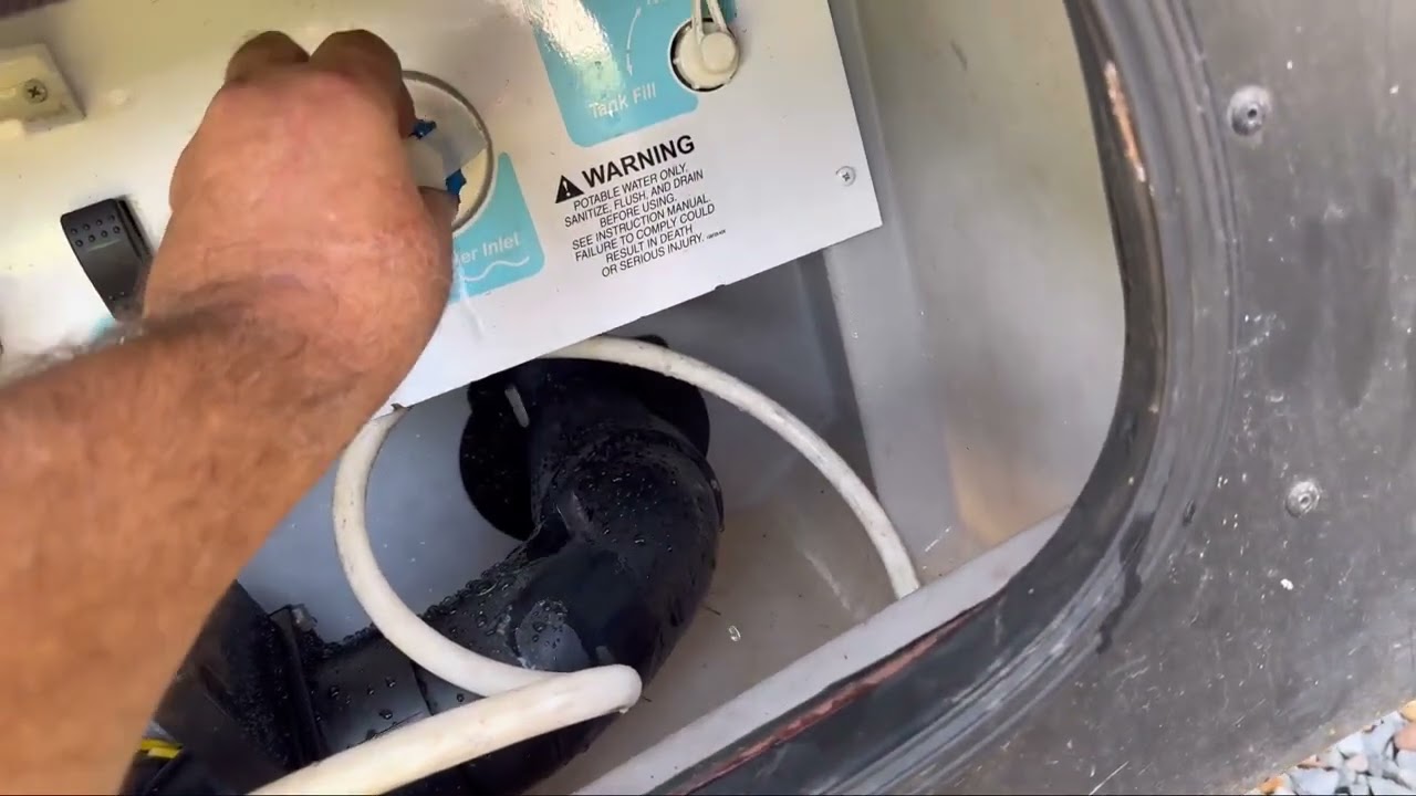 Draining, Preparing, and Filling LP Hot Water Tank for Travel, DIY