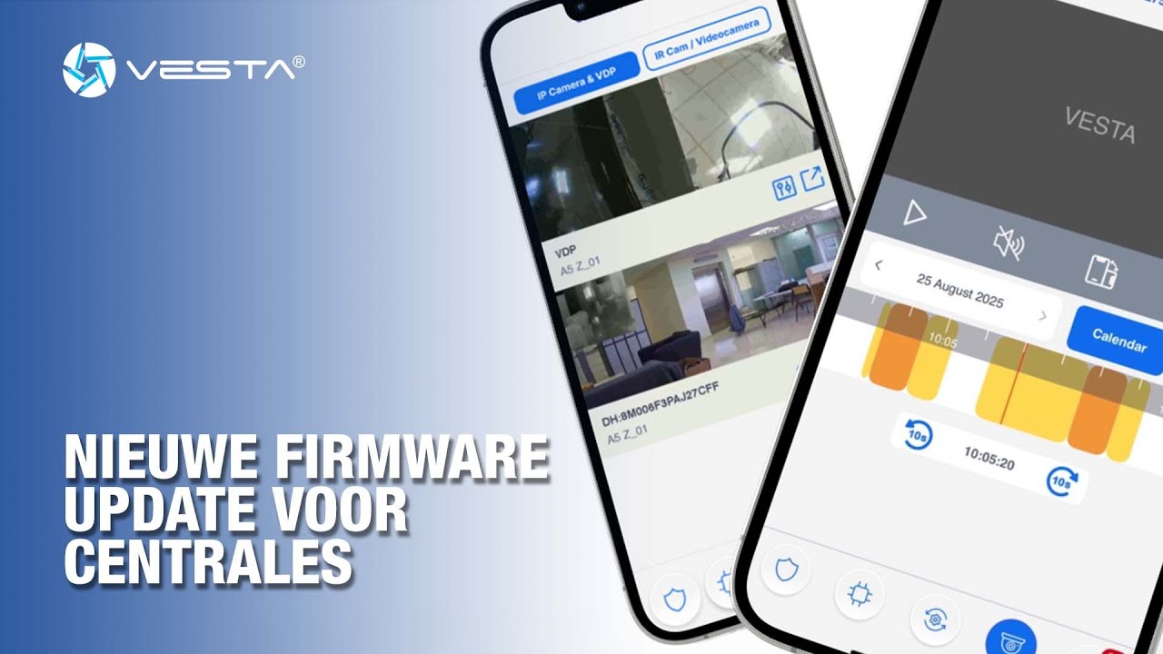Nieuwe firmware update voor VESTA centrales: 0.0.2.34I | By Demes