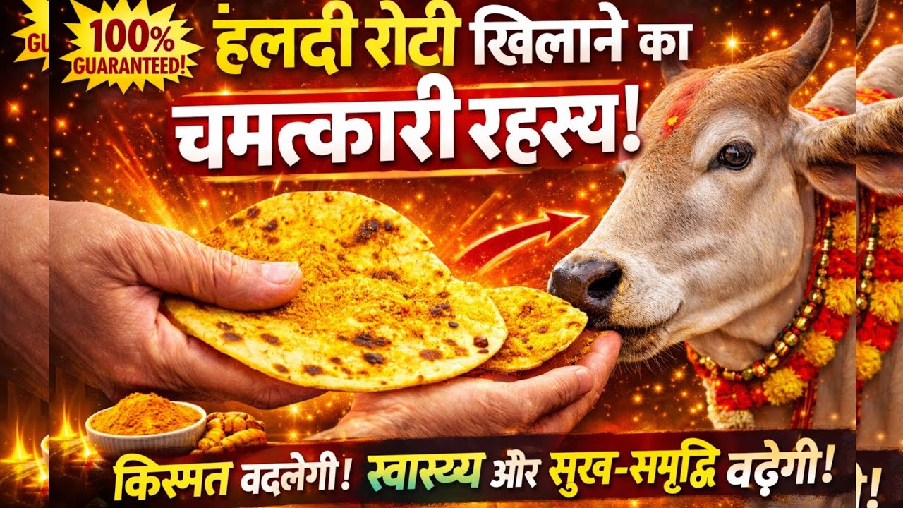 गाय को हल्दी लगी रोटी खिलाने का चमत्कारी रहस्य | आध्यात्मिक और वैज्ञानिक लाभ | #viralramublogs #mha
