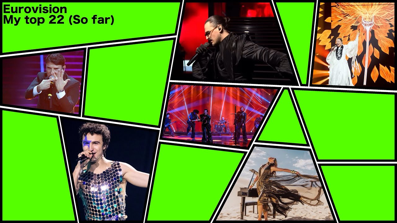 Eurovision 2026 My top 22 so far