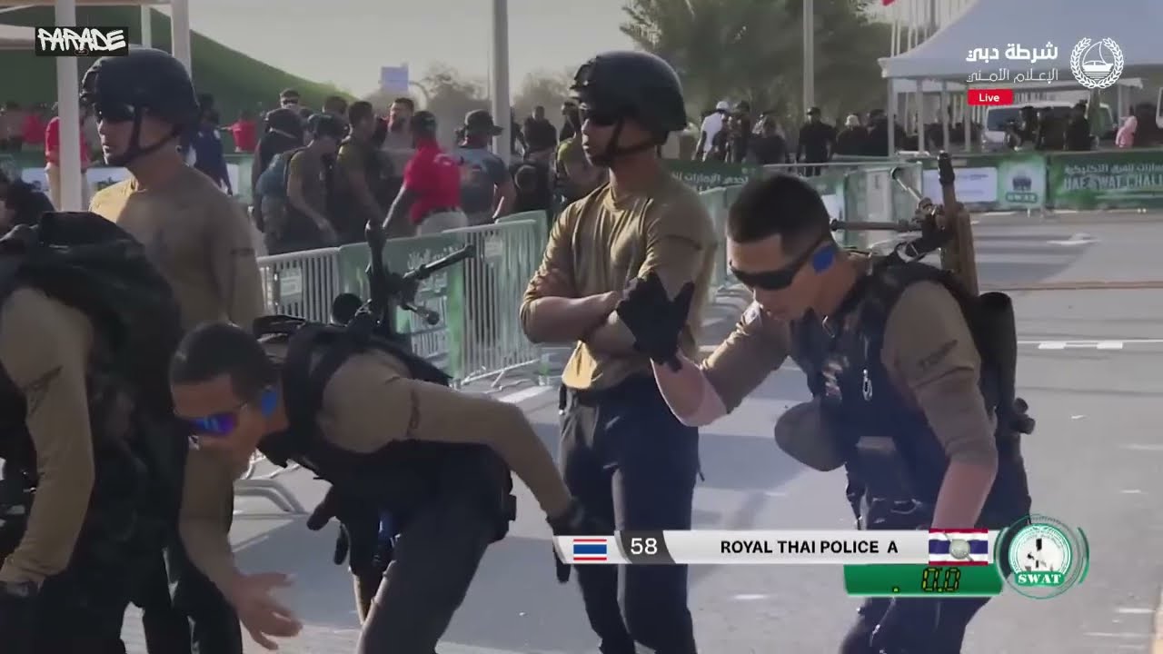 Thailand | Team Internal Competition | Day 4 | UAE SWAT Challenge 2024 | The Parade